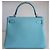 Hermès Borsa Hermes Kelly 28 blu Atoll - vista 3
