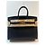Borsa Hermès Birkin Sellier 25 cm in pelle Epsom nera con hardware dorato GHW Nero - vista 3
