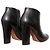 Botines Alaïa de cuero negro con tacón de aguja - vista 2