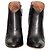 Botines Alaïa de cuero negro con tacón de aguja - vista 3