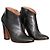 Botines Alaïa de cuero negro con tacón de aguja - vista 4