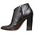 Botines Alaïa de cuero negro con tacón de aguja - vista 6