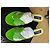 BLUMARINE MULES FARFALLA VERDE FLUO - vista 2