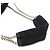 Borsa a spalla in cotone trapuntato Chanel Bubble Nero - vista 6