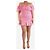 Autre Marque Rosa Blumen Smocked Mini-Kleid - Größe XL Pink