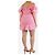Autre Marque Rosa Blumen Smocked Mini-Kleid - Größe XL Pink - Ansicht 2