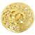 Spilla Chanel dorata D'oro