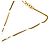 Chanel 05P Coco Mark Fake Perlenkette Golden - Ansicht 3