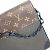 Borsa Pochette Steamer Monogram Taiga Louis Vuitton Marrone Cachi - vista 8