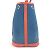 Hermès Borsa Hermes Garden Party TPM Blu Arancione - vista 4