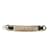 Fermaglio per capelli con strass logo Chanel B20B Nero D'oro