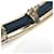 Fermaglio per capelli con strass logo Chanel B20B Nero D'oro - vista 11
