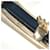 Fermaglio per capelli con strass logo Chanel B20B Nero D'oro - vista 12