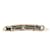 Fermaglio per capelli con strass logo Chanel B20B Nero D'oro - vista 2