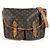 Borsa a tracolla Bazas Giappone Monogramma Louis Vuitton Marrone