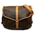 Louis Vuitton Monogram Saumur 35 Crossbody Shoulder Bag Brown Leather Plastic  ref.2331949