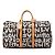Borsa Boston Keepall 50 Monogram Graffiti Louis Vuitton Marrone Argento