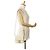 Borsa a tracolla Fendi Calligraphy Bianco Crudo - vista 9