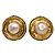 Orecchini a clip in perle placcati oro di Chanel D'oro - vista 2