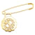 Hermès Hermes Horse Motif Gold Plated Pin Brooch Golden  - view 1