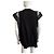 Top de punto negro Sacai de algodón y tul - vista 11