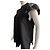 Top de punto negro Sacai de algodón y tul - vista 13
