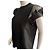 Top de punto negro Sacai de algodón y tul - vista 14