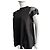 Top de punto negro Sacai de algodón y tul - vista 16