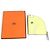 Monedero de cuero Chèvre de Hermès en amarillo - vista 12