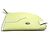 Monedero de cuero Chèvre de Hermès en amarillo - vista 3
