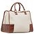 Bolso de mano Loewe Amazona de cuero con estampado de cocodrilo Castaño Beige - vista 3