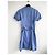 Abito in cotone blu Céline - vista 6
