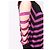 Abito a righe Jean Paul Gaultier nero e rosa - vista 3