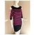 Abito a righe Jean Paul Gaultier nero e rosa - vista 5