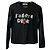 Blusa J'adore a maniche lunghe Christian Dior Nera Cotone Nero