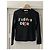 Blusa J'adore a maniche lunghe Christian Dior Nera Cotone Nero - vista 2