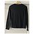 Blusa J'adore a maniche lunghe Christian Dior Nera Cotone Nero - vista 6