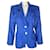 Blazer in seta blu Yves Saint Laurent Rive Gauche  - vista 1