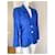 Blazer in seta blu Yves Saint Laurent Rive Gauche  - vista 4