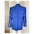 Blazer in seta blu Yves Saint Laurent Rive Gauche  - vista 6