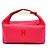Hermès Mini borsa in tela nera GM Hibiscus Pink di Hermes Brid Rosa