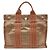 Hermès Braune Canvas-Handtasche Hermes Air Line Tote PM