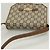 Borsa a spalla GUCCI GG Plus Supreme PVC Beige Oro Auth BA3539 D'oro - vista 6