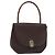 Céline Borsa a mano in tela Macadam CELINE in pelle PVC marrone oro Auth 130918 D'oro