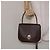 Céline Borsa a mano in tela Macadam CELINE in pelle PVC marrone oro Auth 130918 D'oro - vista 23