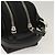 Borsa a tracolla BURBERRY in nylon nero argento autentica bs27160 - vista 8