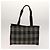 Borsa a spalla Burberry Nova Check in nylon e pelle 3 set nero marrone Auth bs27232 - vista 2