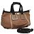 Chloé Etel Borsa a Mano in Pelle 2 in 1 Rosa Argento Auth BA3474