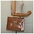 Borsa a mano BALLY in pelle 2 vie marrone oro Auth BA3625 D'oro - vista 23