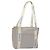 CHANEL Tote Bag PVC Canvas Greige Silber CC Auth bs26664